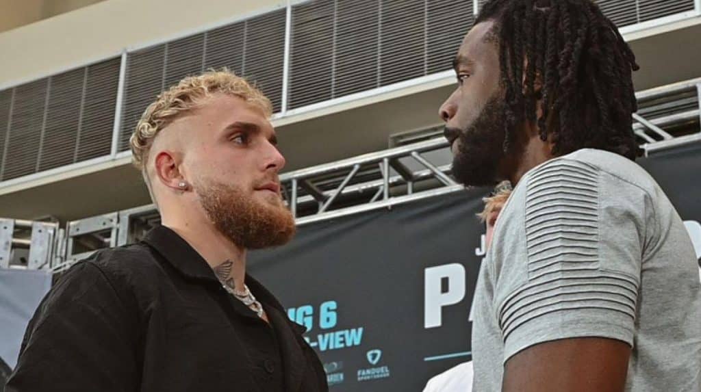 Jake Paul Hasim Rahman faceoff