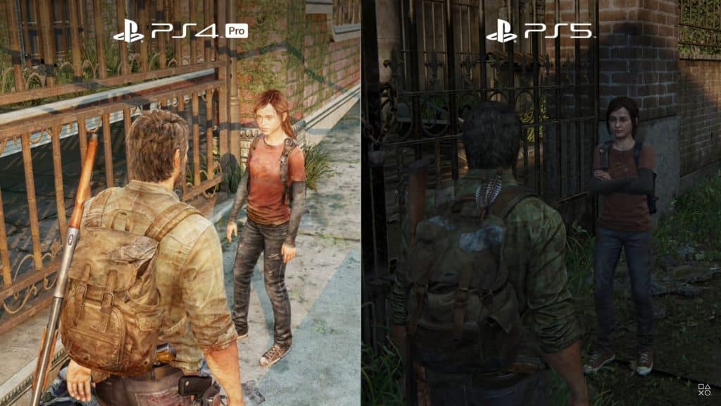 Last of Us Part 1 remake graphics comparison