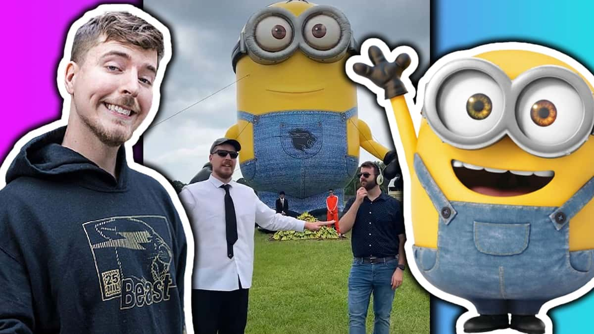 Mrbeast totouchanemu go viral with minions collab