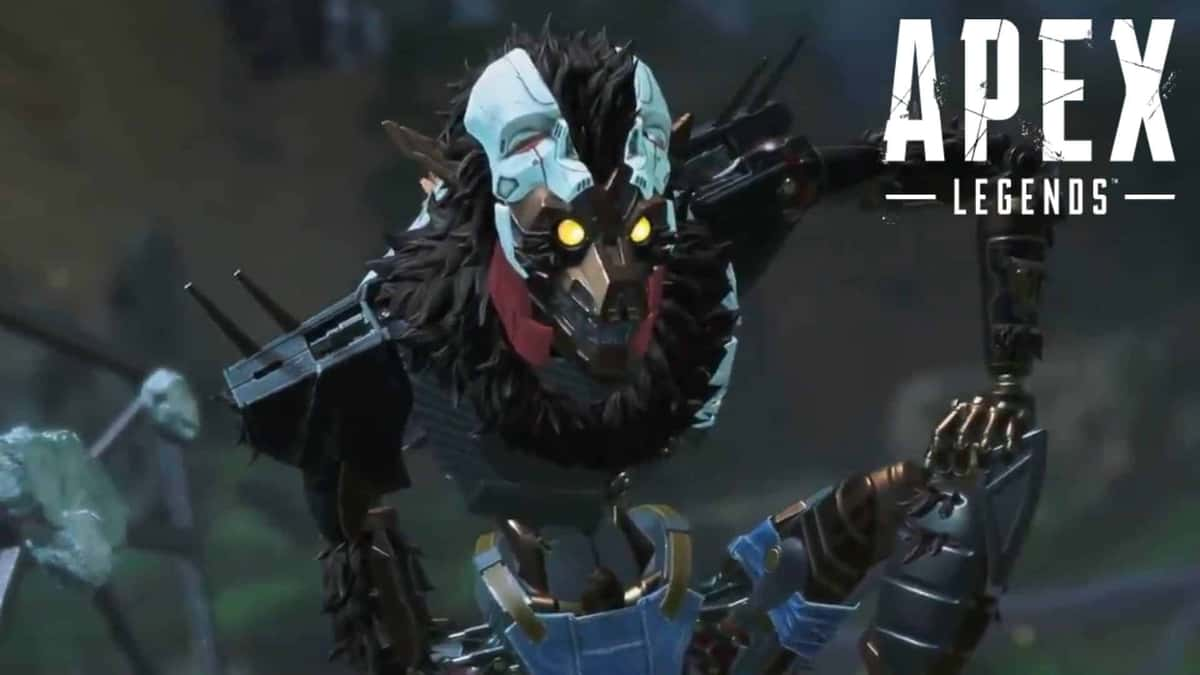 Revenant in black and white skin in Apex Legends