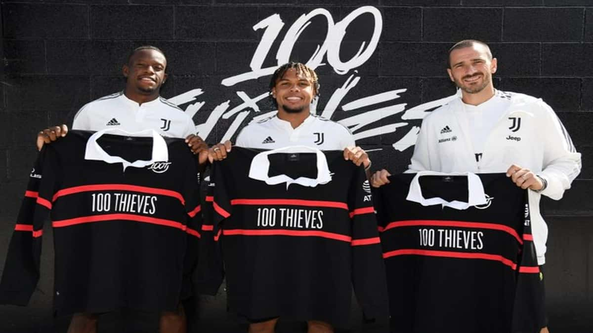 Juventus 100 Thieves collab