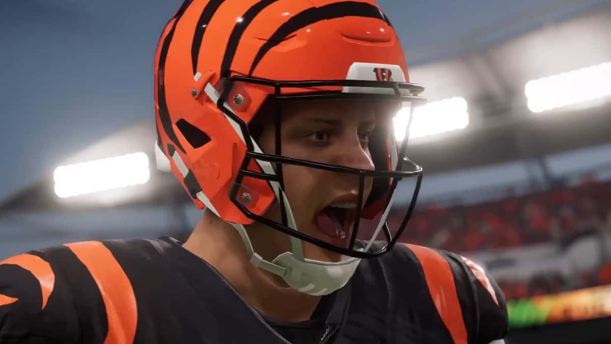 joe burrow bengals madden 23 orange black