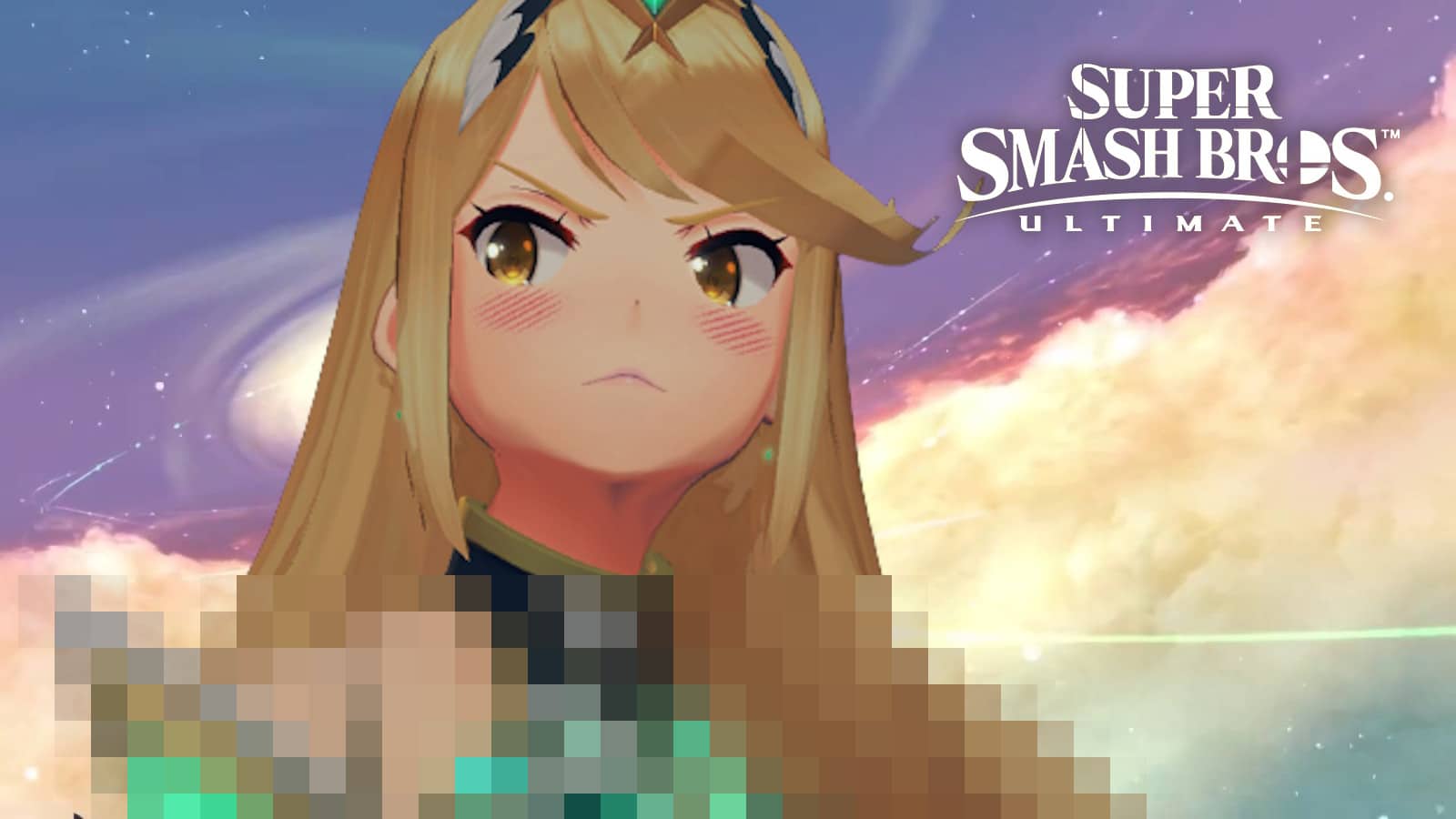 Smash Ultimate Tournament Uses Uncensored Mythra Mod On Stream