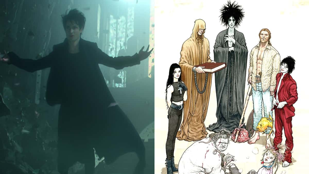 Tom Sturridge as The Sandman and The Endless in The Sandman comics