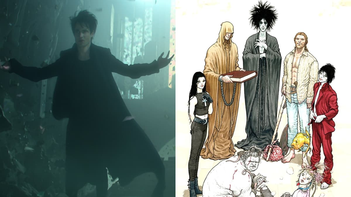 Tom Sturridge as The Sandman and The Endless in The Sandman comics