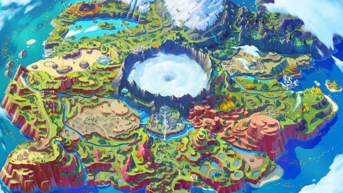 pokemon scarlet violet map