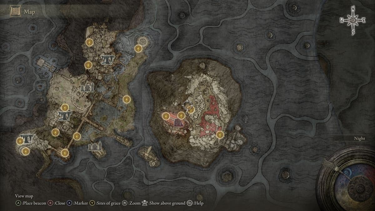 Mogwyn Palce map