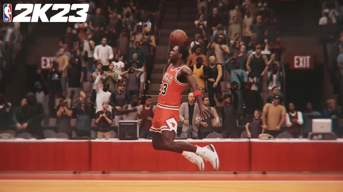 an image of Michael Jordan in NBA 2K23