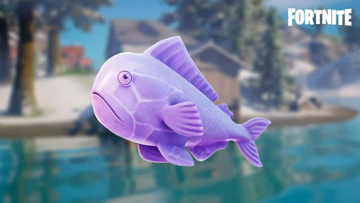 A Zero Point Fish in Fortnite