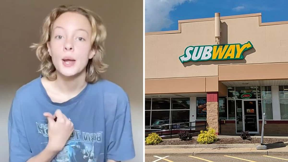 tiktoker and subway restaurant