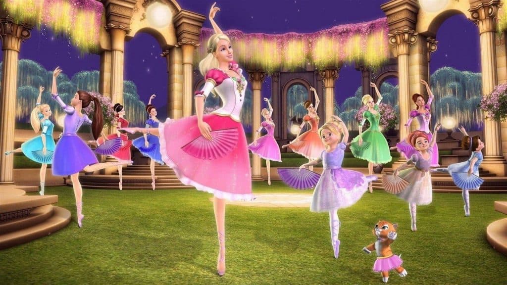 Barbie dancing princesses movie