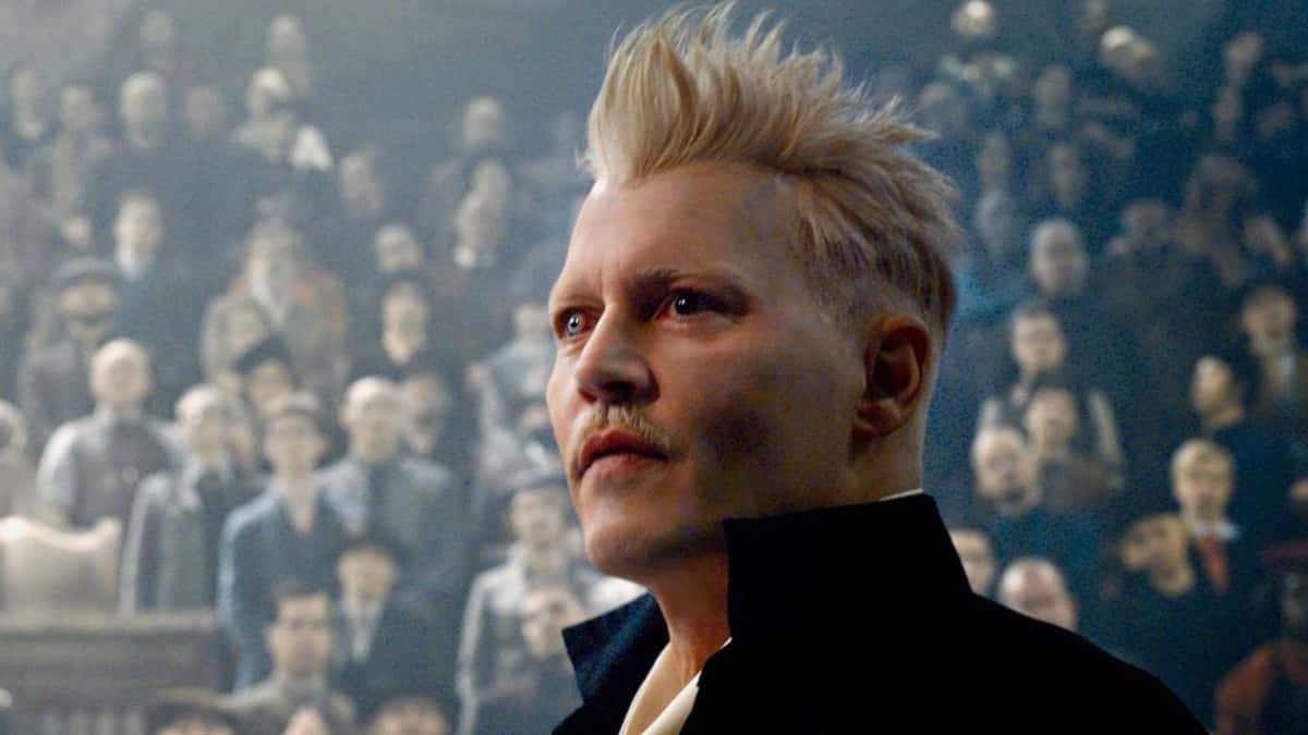 Johnny Depp as Grindelwald in Fantastic Beasts