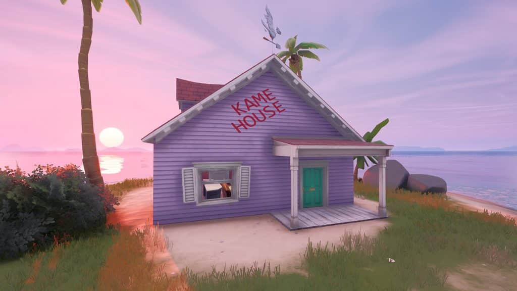 Fortnite kame house dragon ball