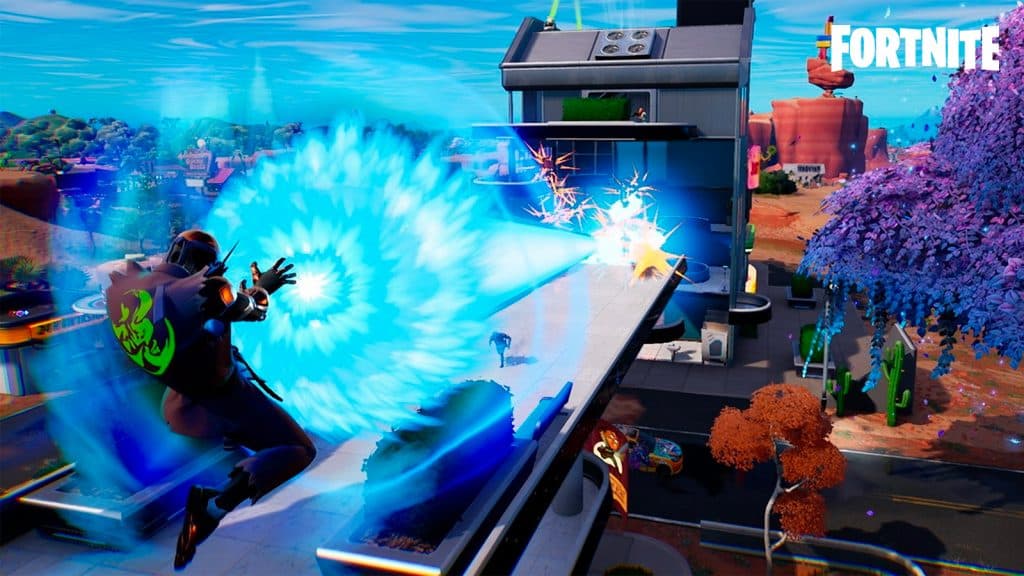 The Kamehameha in Fortnite