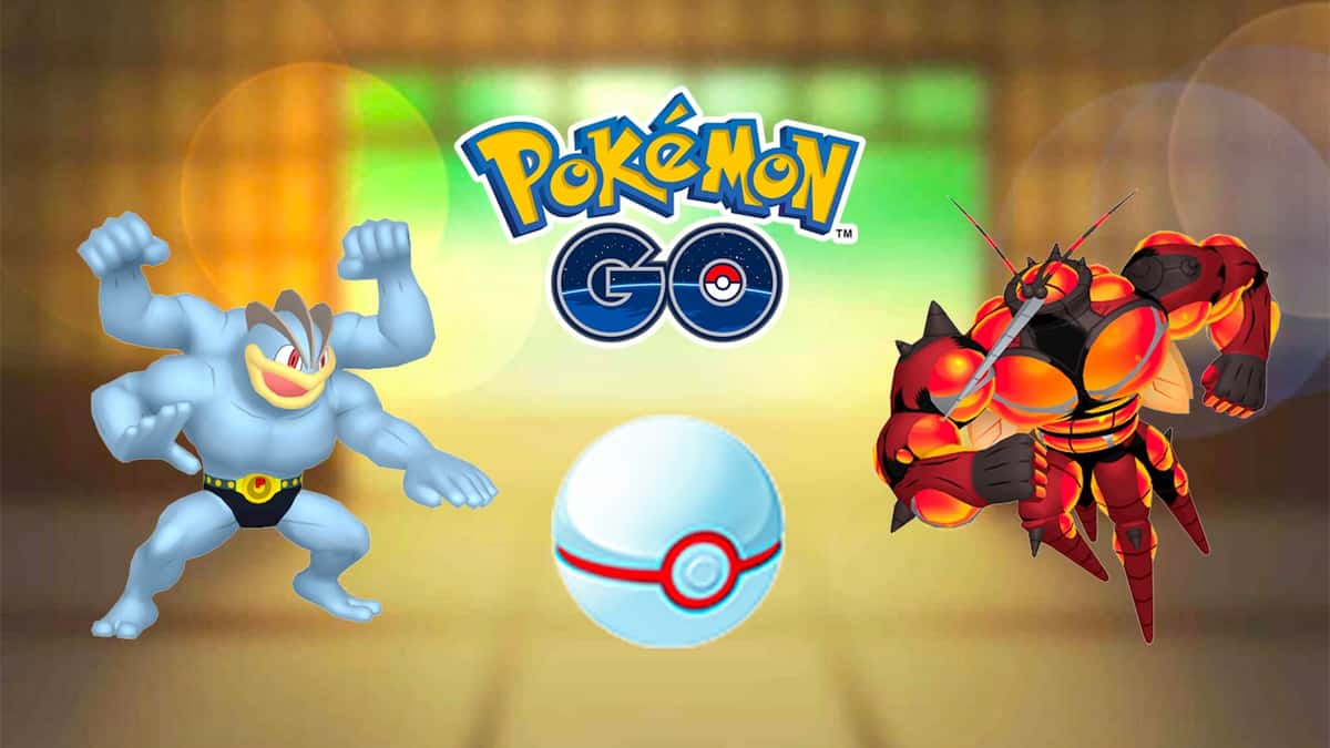 Machamp appearing in the Fighting Cup best team in Pokemon Go