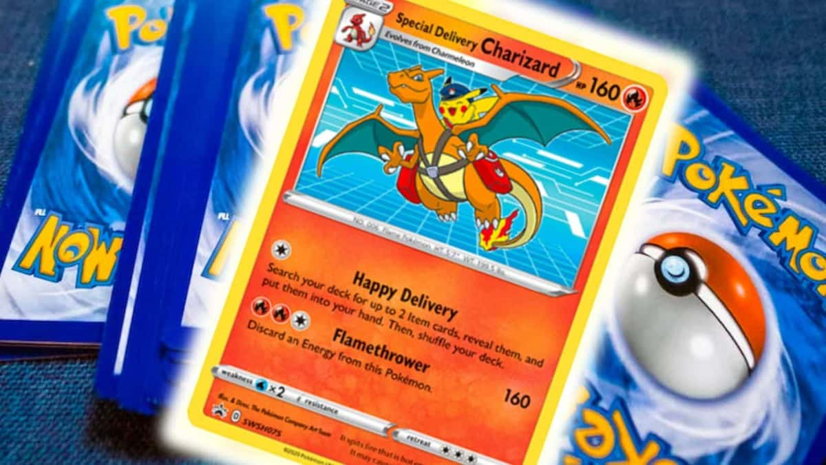 Pokemon TCH Special Delivery Charizard Free Promo Code Scalper