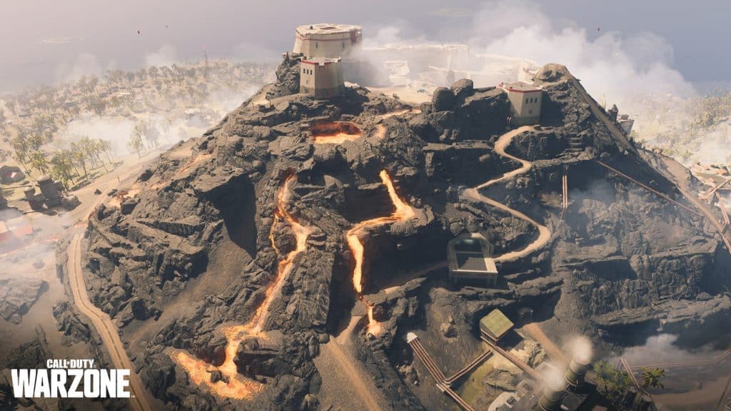 Warzone Season 5 Peak volcano