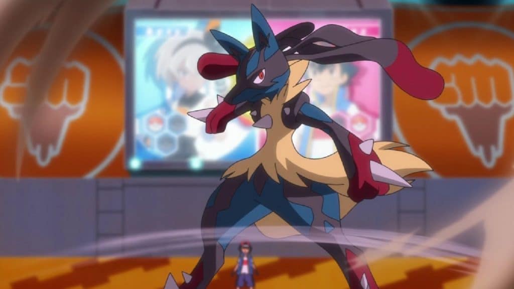 Ash's Lucario Mega Evolution Pokemon Journeys Anime