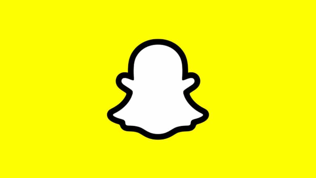 Snapchat logo yellow background