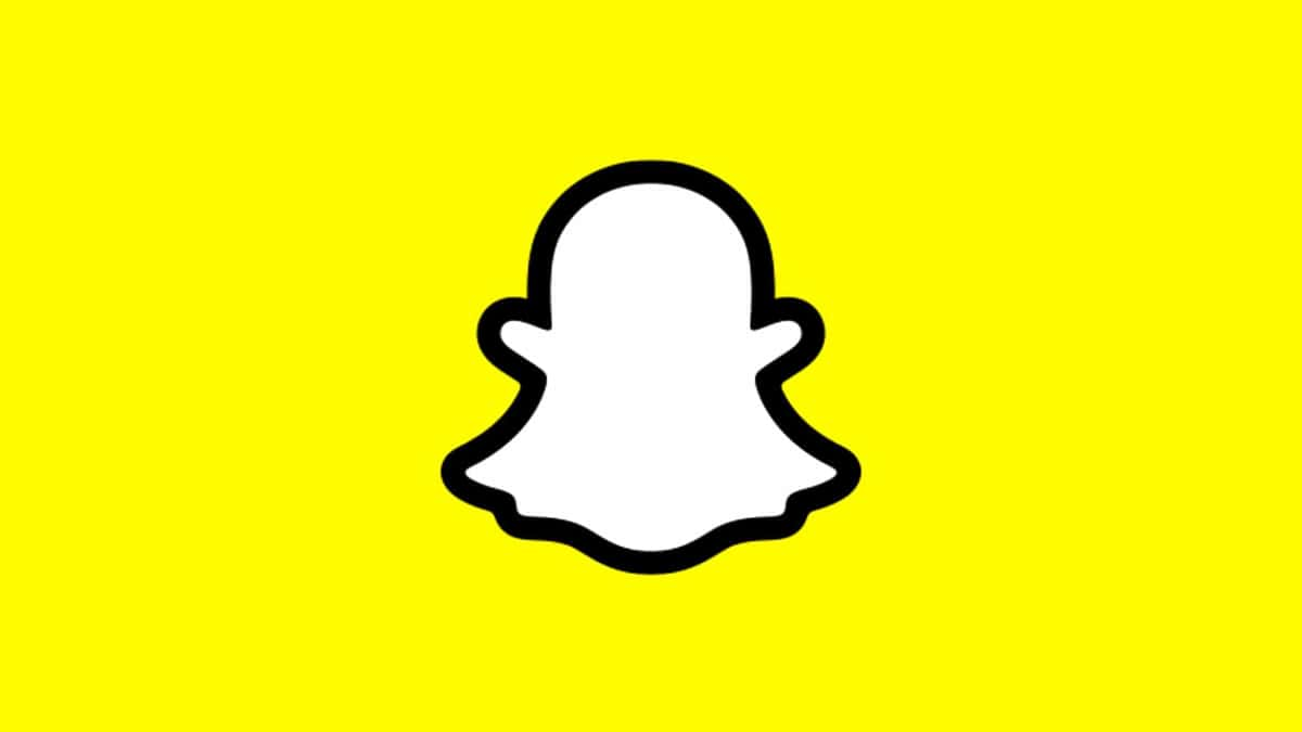 Snapchat logo yellow background