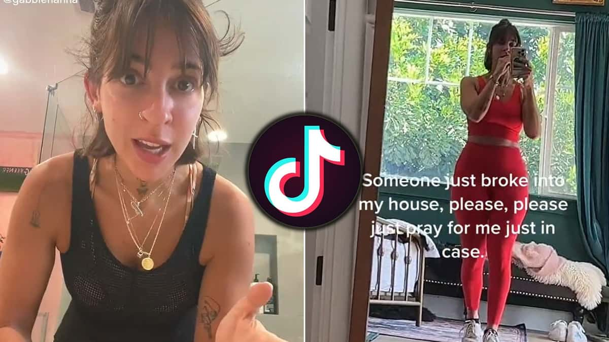 Gabbie Hanna another mass TikTok upload home broken into