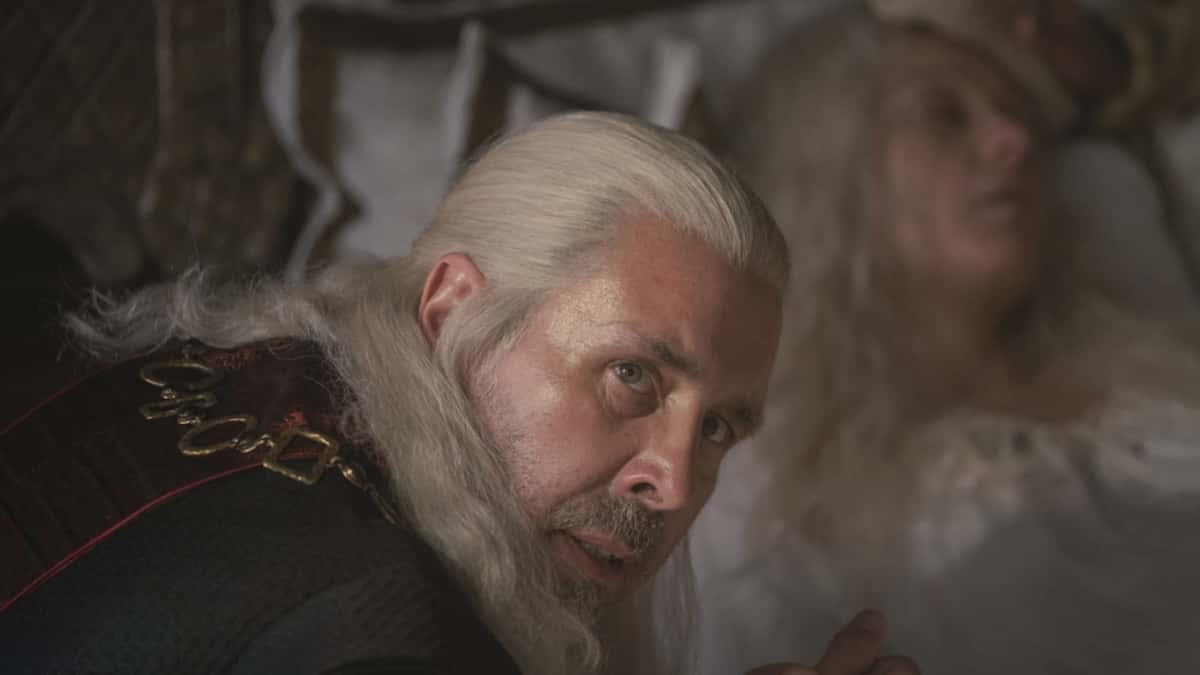 King Viserys and Aemma Arryn in House of the Dragon episode 1