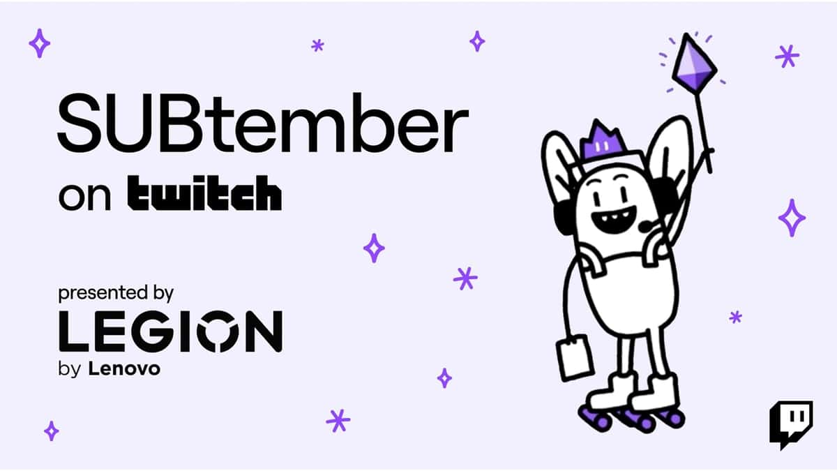 Twitch SUBtember header