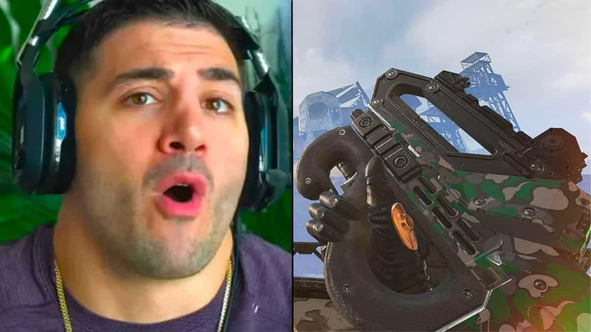 Nickmercs alongside a Prowler in Apex Legends