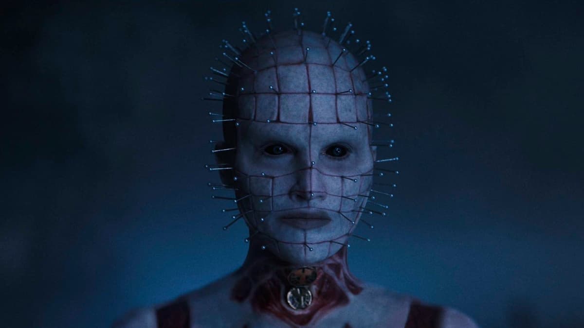 Jamie Clayton as Pinhead in Hellraiser 2022 reboot