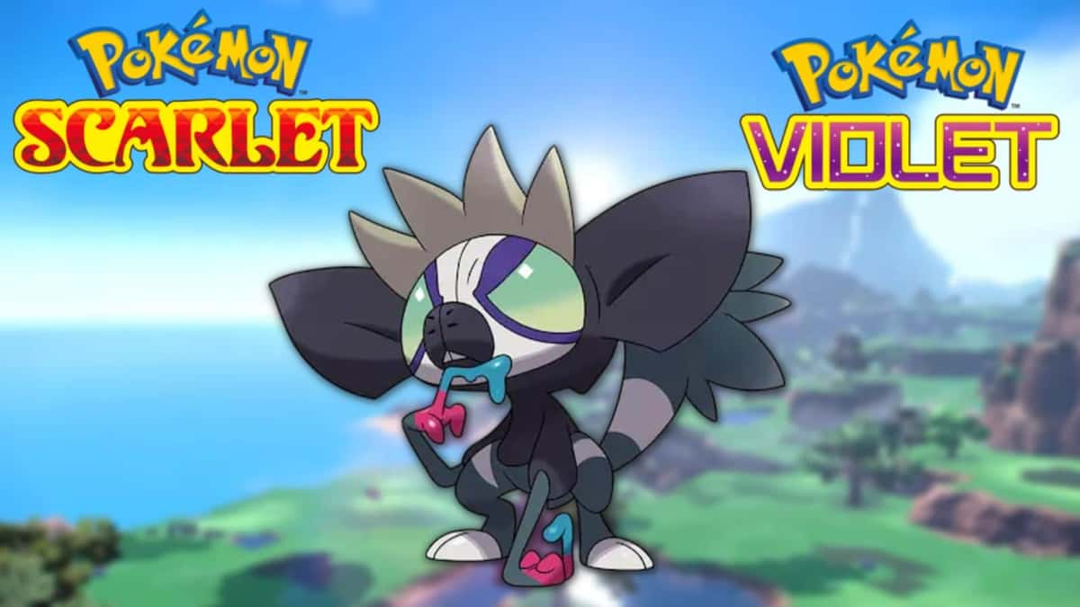 pokemon scarlet and violet grafaifai and logos header