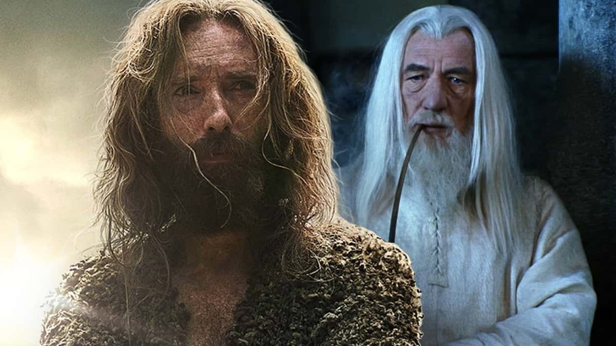 The Stranger in Rings of Power an Gandalf in Lord of the Rings