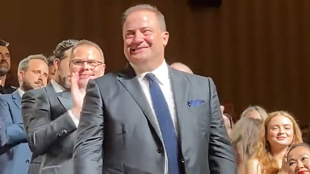 Brendan Fraser in tears after standing ovation for The Whale