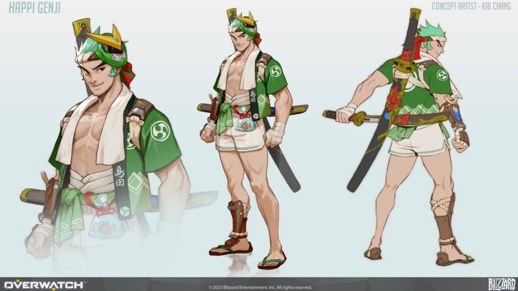 Happi Genji Overwatch skin