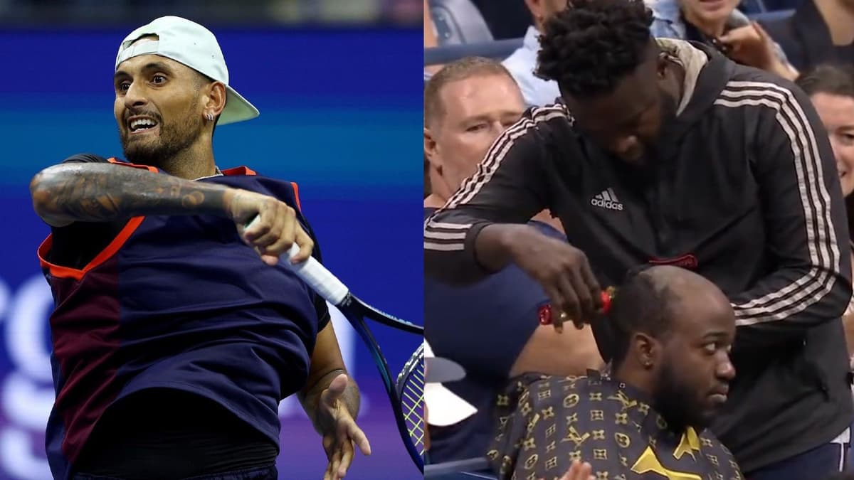 JiDion got a haircut at the US Open.