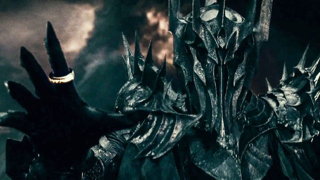 Sauron in Lord of the Rings, wielding the One Ring