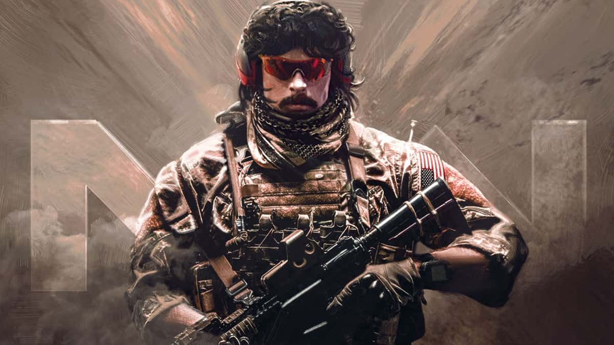 Dr Disrespect call of duty header