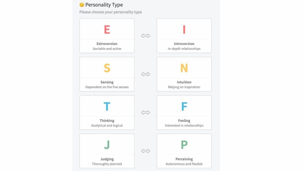 TikTok myer briggs tiktok trend