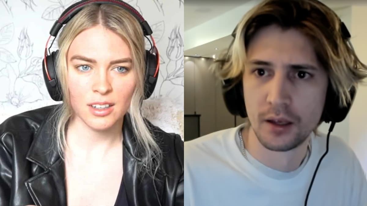 an image of qtcinderella and xqc