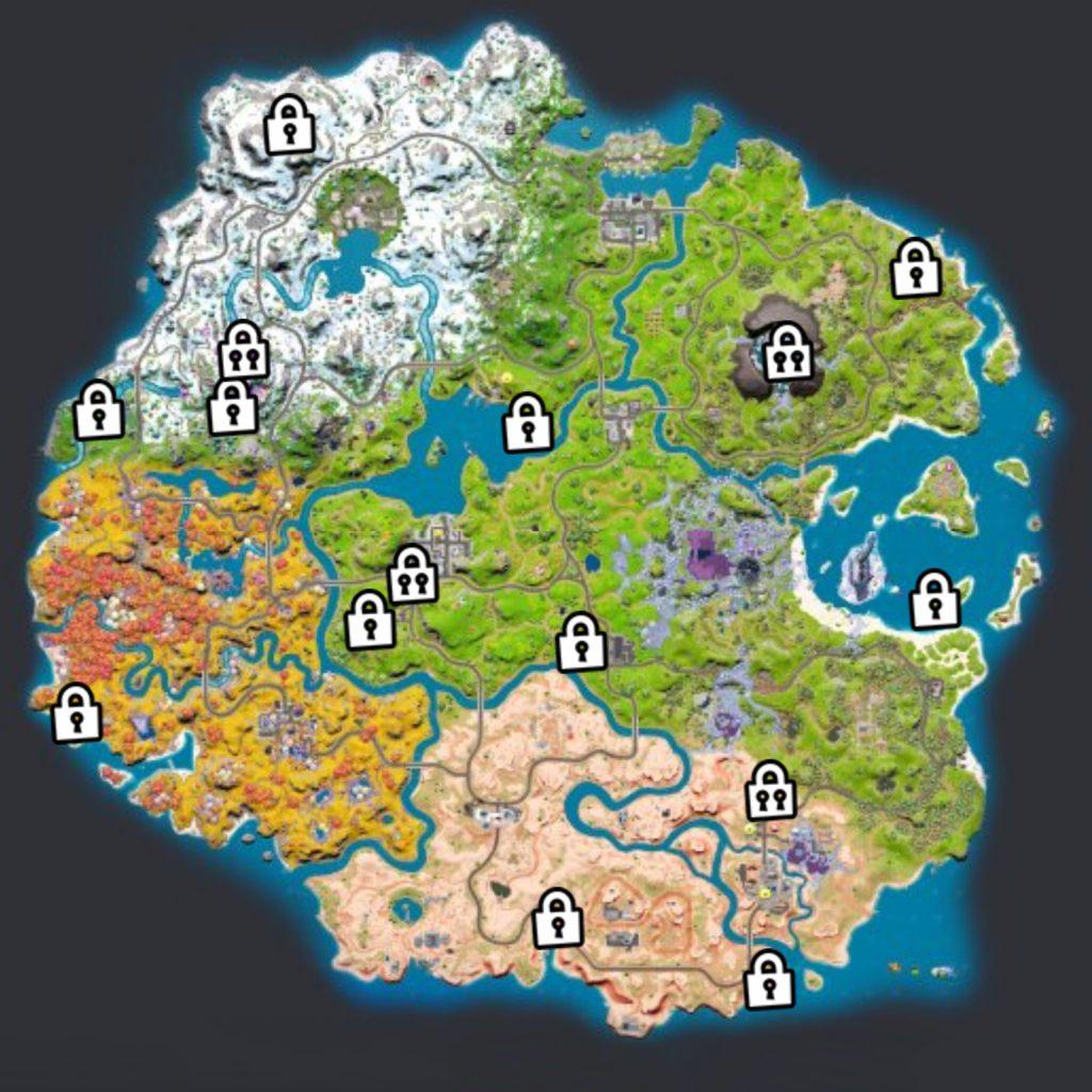 Vault Locations in Fortnite