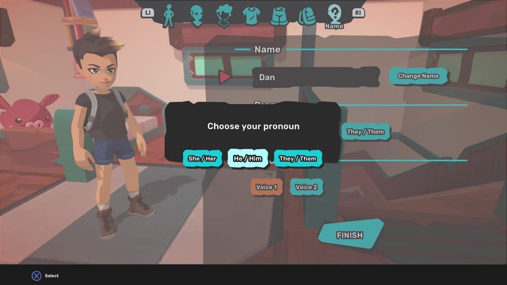 Character customization in Temtem