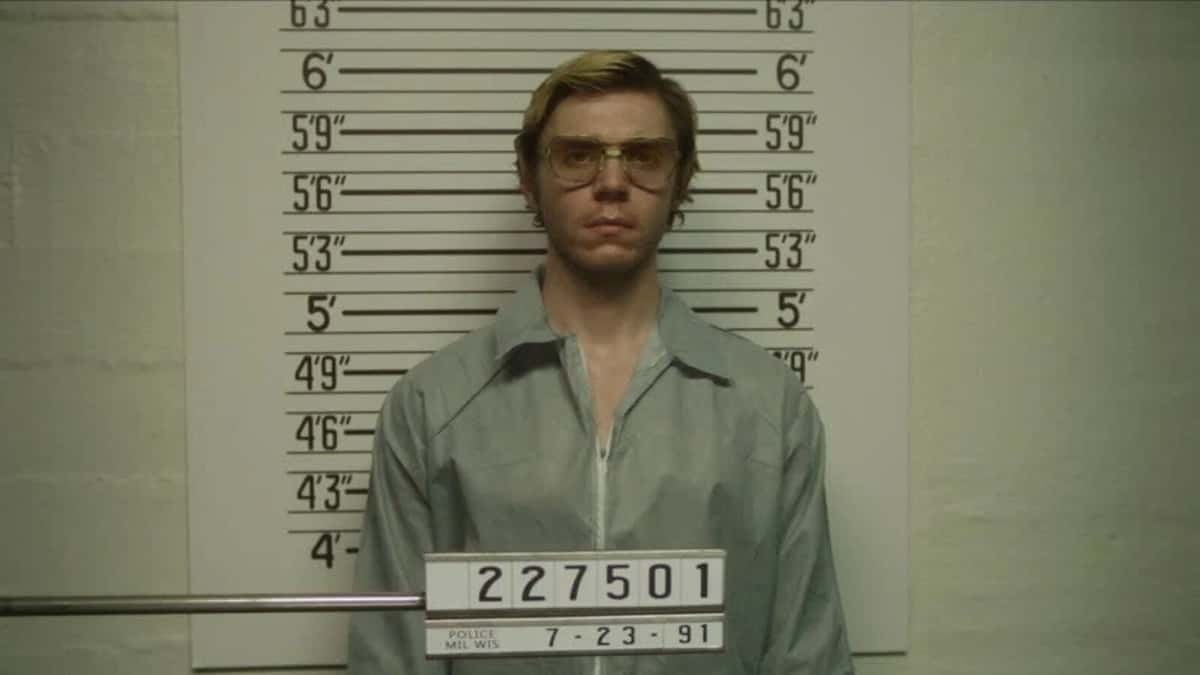 Evan Peters as Jeffrey Dahmer on Netflix