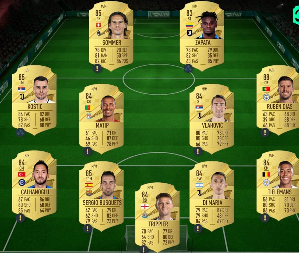 85-rated squad