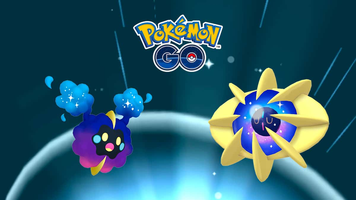 Cosmog evolving into Cosmoem in Pokemon Go