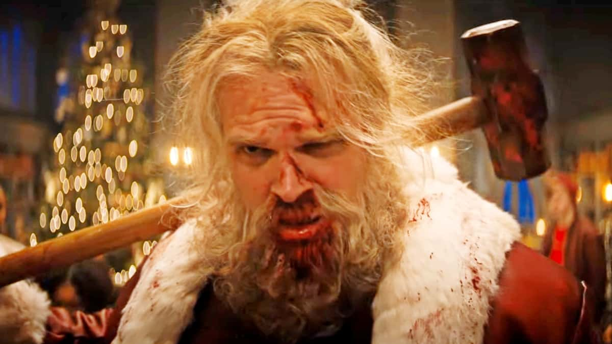 David Harbour as Santa Claus in Violent Night