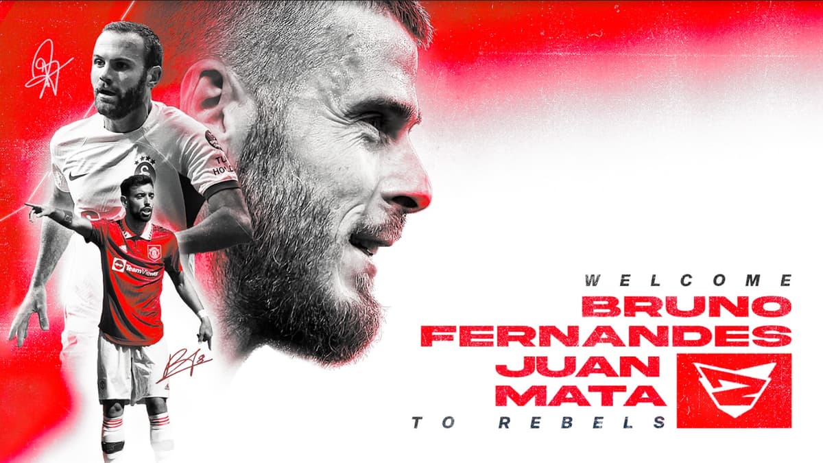 Rebels Gaming announce Juan Mata and Bruno Fernandes