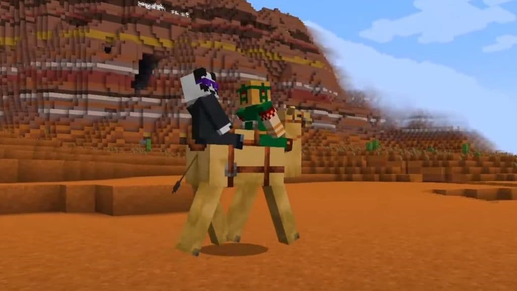 Camels in Minecraft