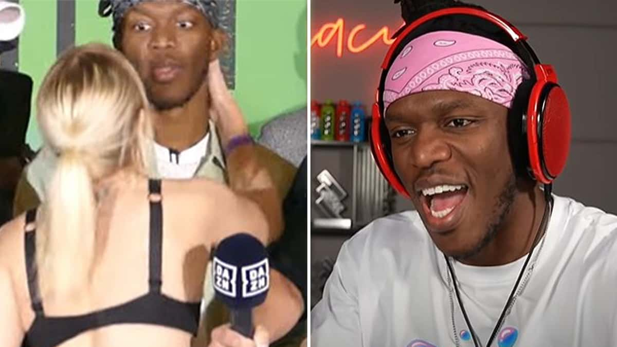 KSI explains why he turned down Astrid Wett viral kiss