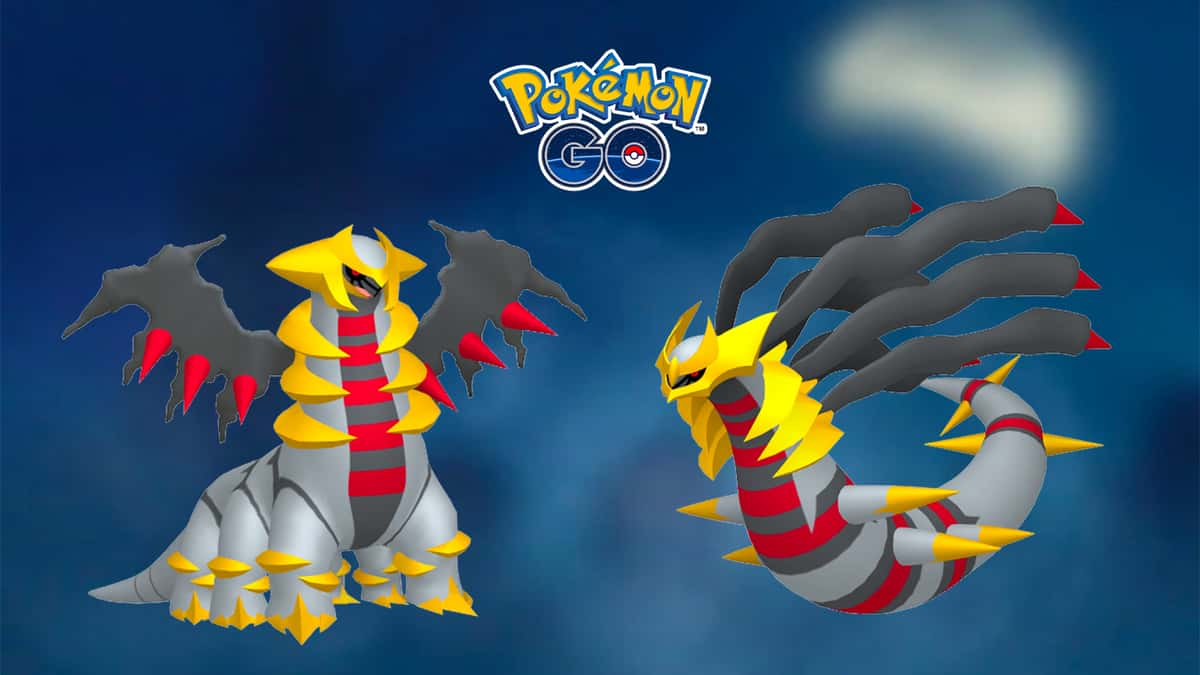 Altered Forme Giratina and Origin Forme Giratina in Pokemon Go