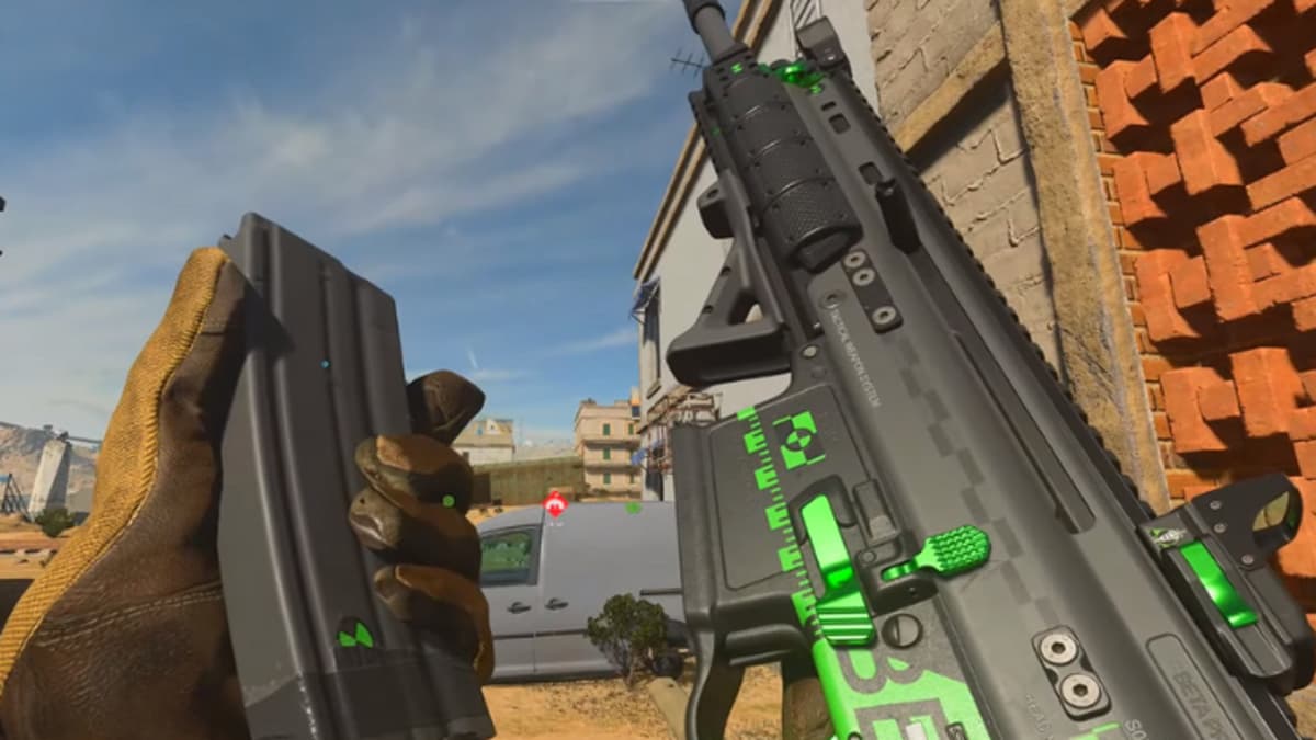 The Frontal Impact Taq-56 Scar-L blueprint in MW2.