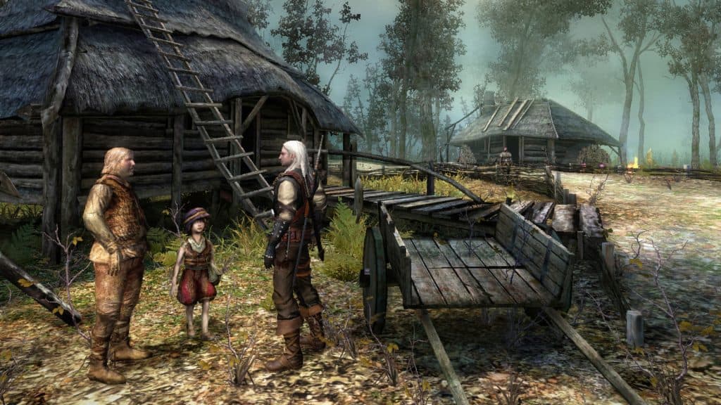 Witcher 1 gameplay